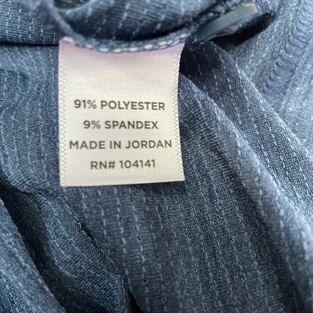 Walter Hagen Men's Blue Performance Polo - Picture 6 of 8